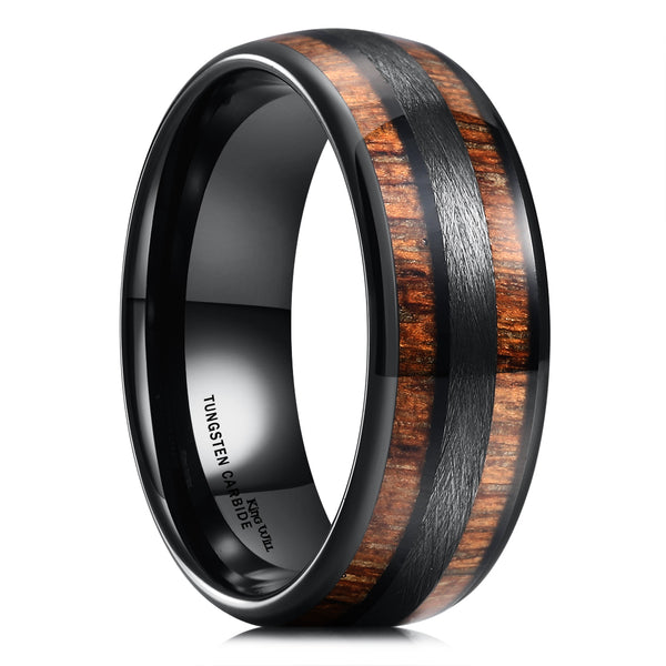 King Will NATURE&trade; 8mm tungsten ring