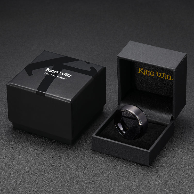 King Will BASIC&trade; 10mm tungsten ring
