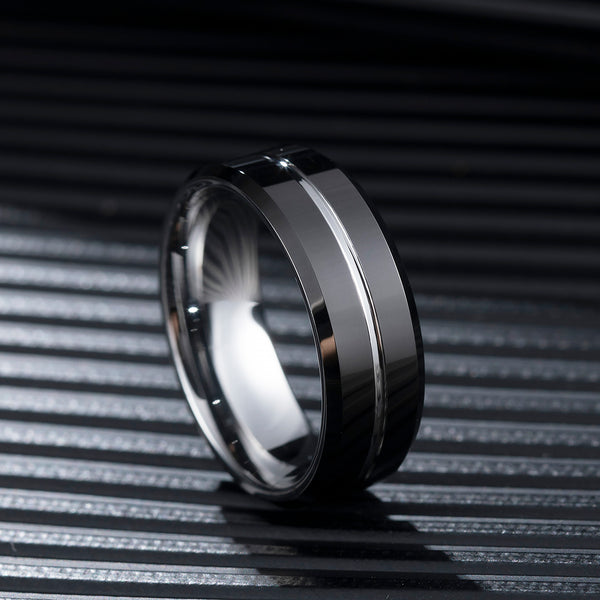 King Will LOOP&trade; 8mm tungsten ring