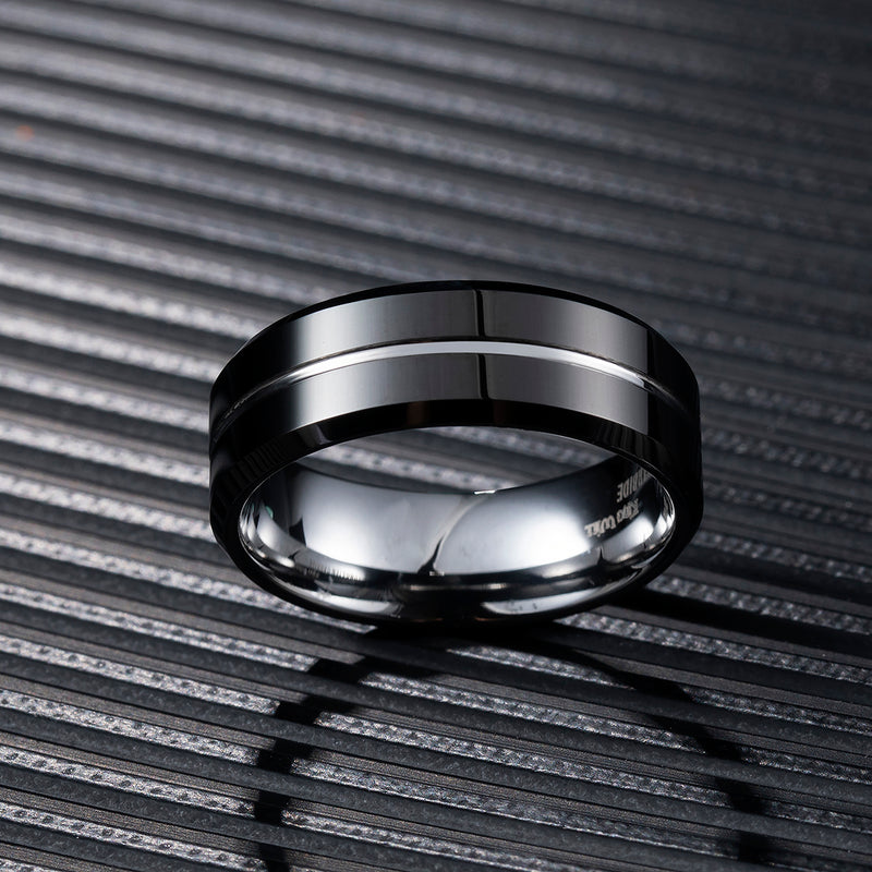 King Will LOOP&trade; 8mm tungsten ring