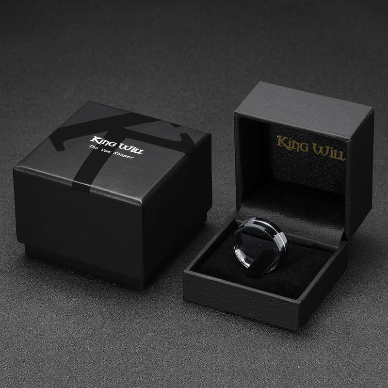 King Will LOOP&trade; 8mm tungsten ring