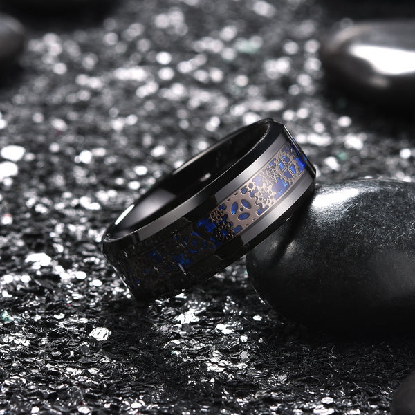 King Will STEAMPUNK&trade; 8mm tungsten ring