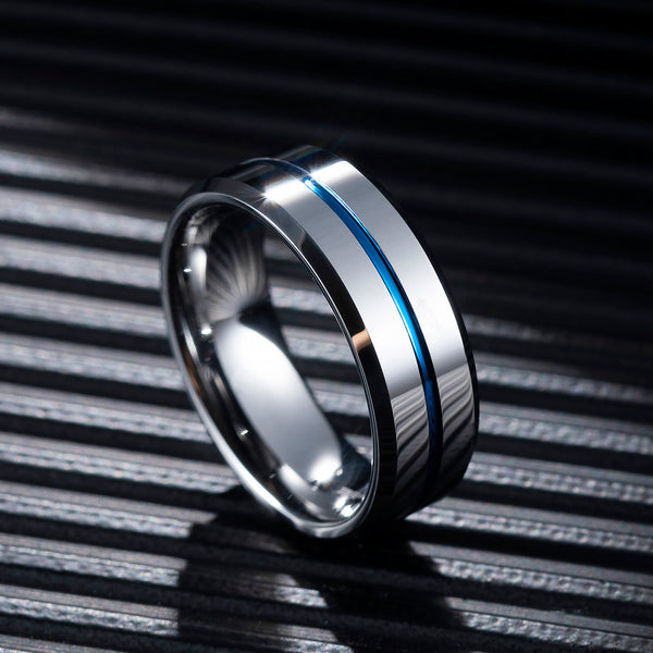 King Will LOOP&trade; 8mm tungsten ring