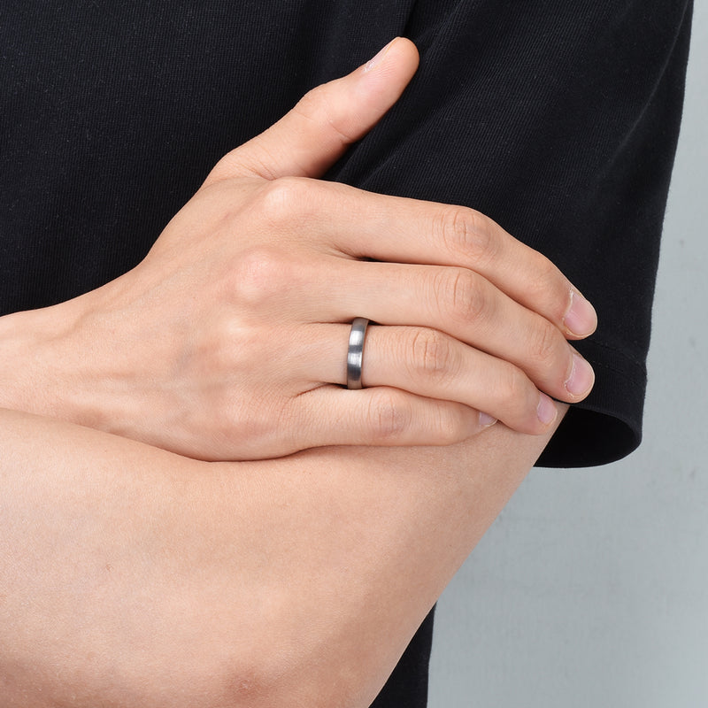 King Will CLASSIC&trade; 4mm tungsten ring