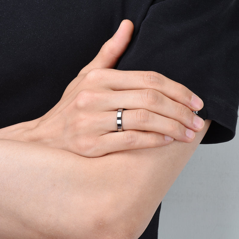 King Will CLASSIC&trade; 4mm tungsten ring