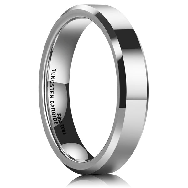 King Will CLASSIC&trade; 4mm tungsten ring