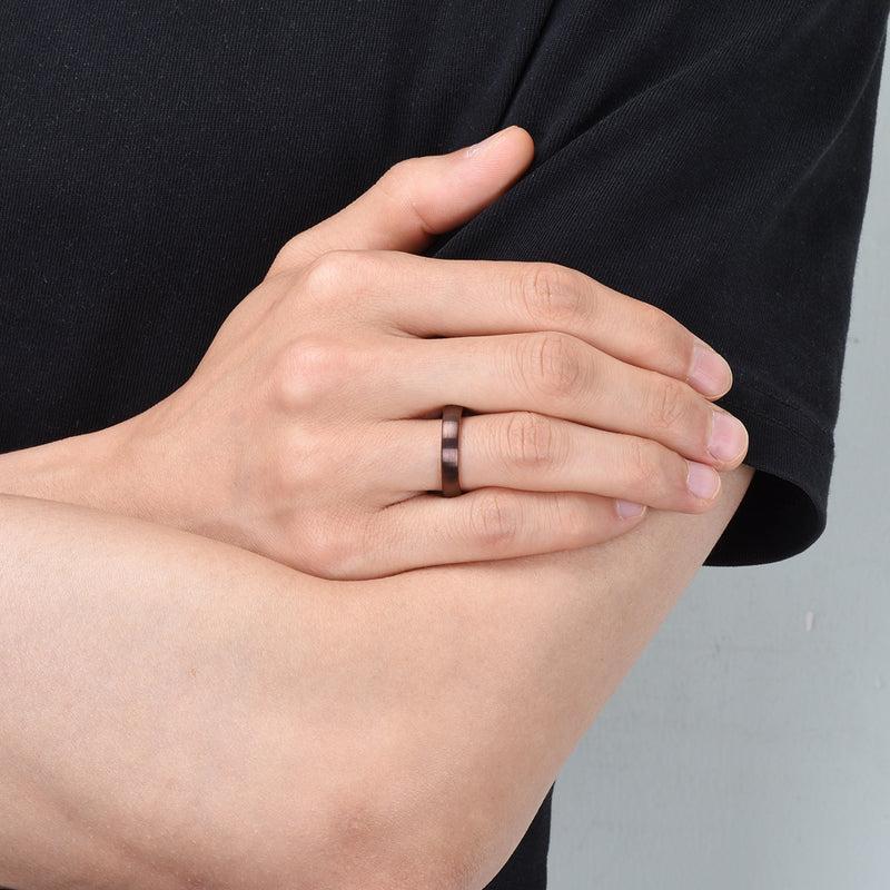 King Will DUO&trade; 4mm tungsten ring