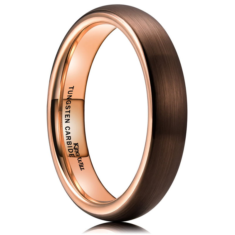 King Will DUO&trade; 4mm tungsten ring