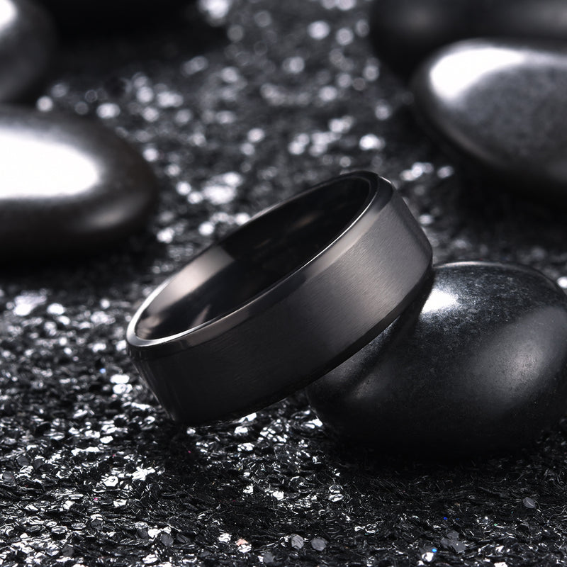 King Will BASIC&trade; 8mm tungsten ring