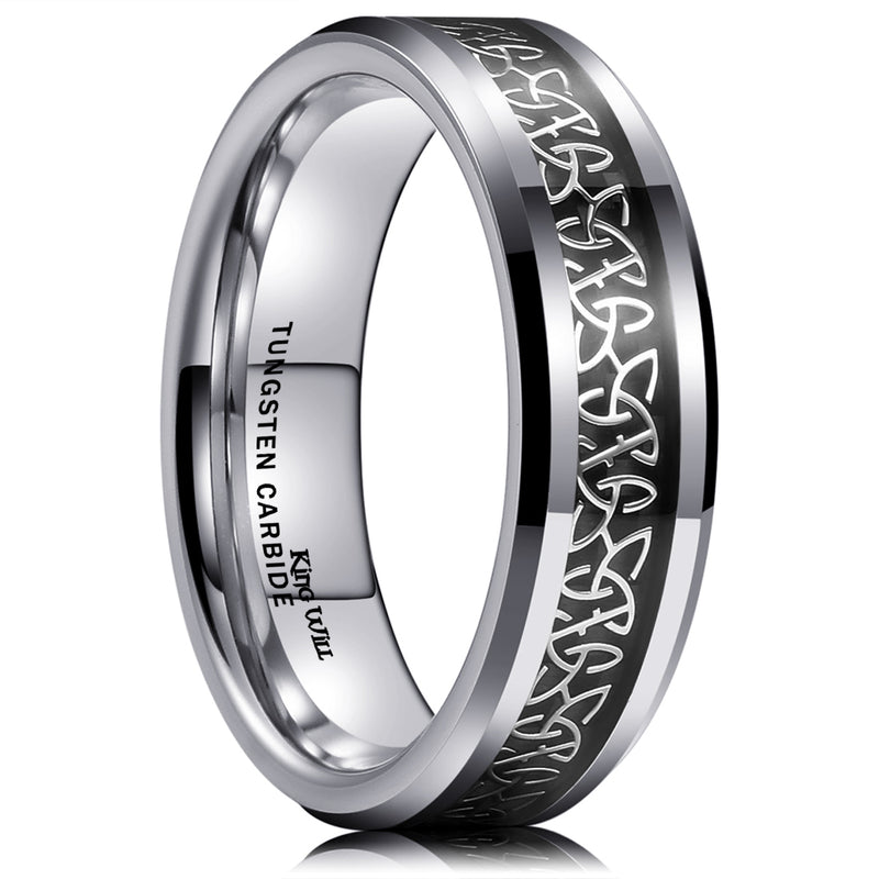 King Will CELTIC&trade; 6mm tungsten ring