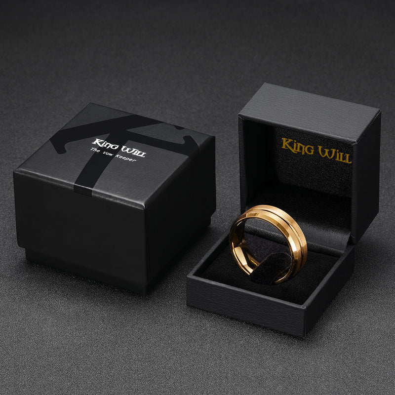 King Will GLORY&trade; 8mm tungsten ring