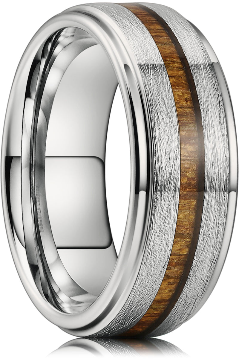 King Will NATURE&trade; 8mm tungsten ring