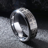 King Will CELTIC&trade; 8mm tungsten ring