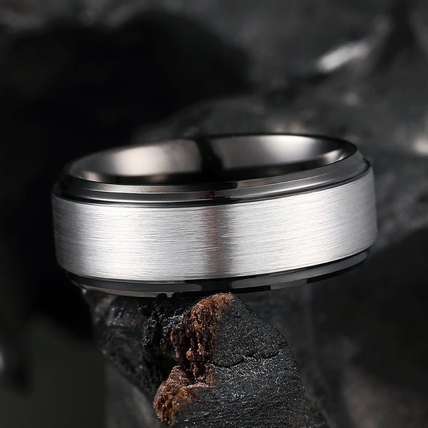 King Will DUO&trade; 8mm tungsten ring