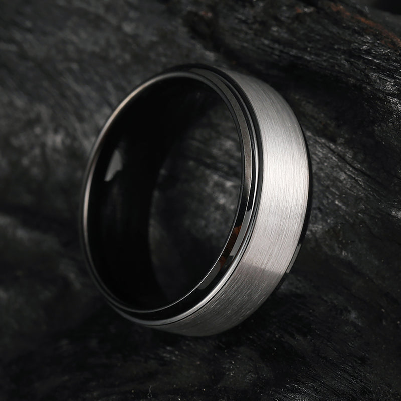King Will DUO&trade; 8mm tungsten ring