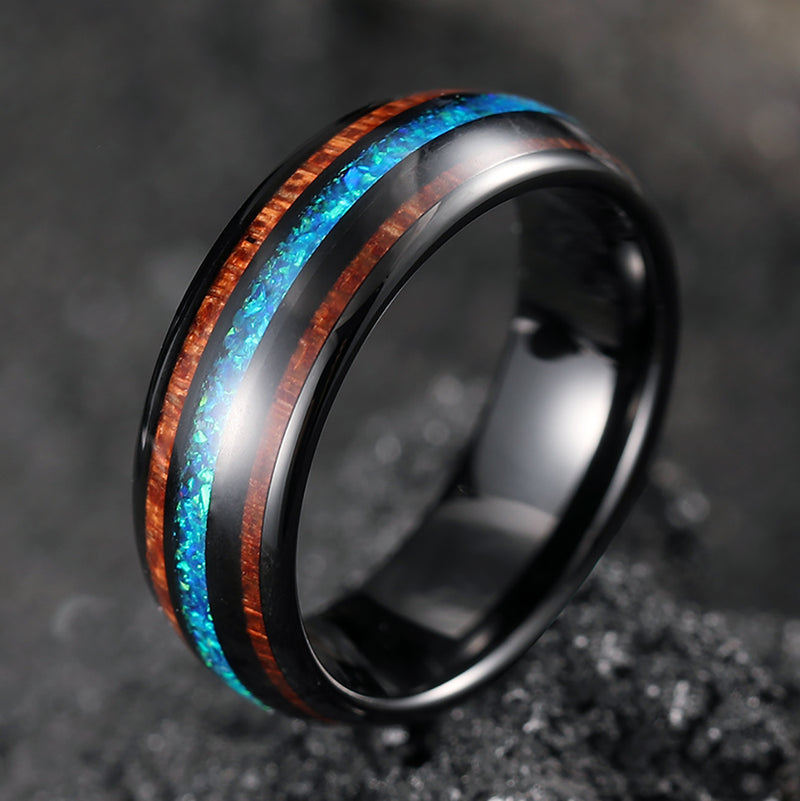 King Will NATURE&trade; 8mm tungsten ring