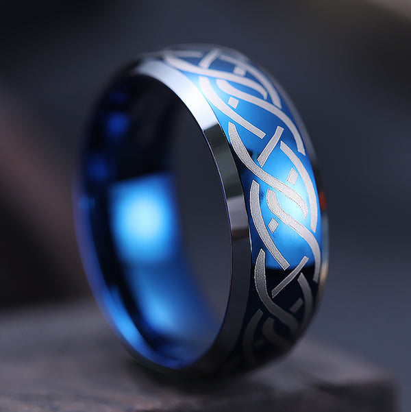 King Will CELTIC&trade; 8mm tungsten ring