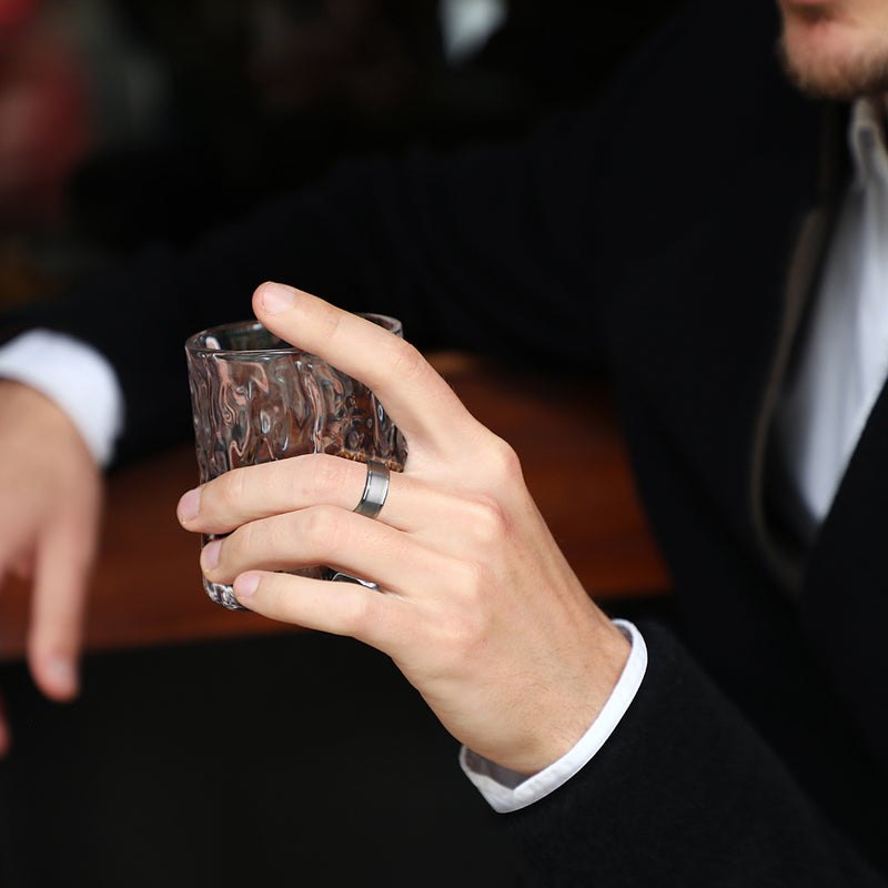 King Will CLASSIC&trade; 7mm titanium ring