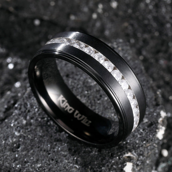 King Will GEM&trade; 8mm titanium ring