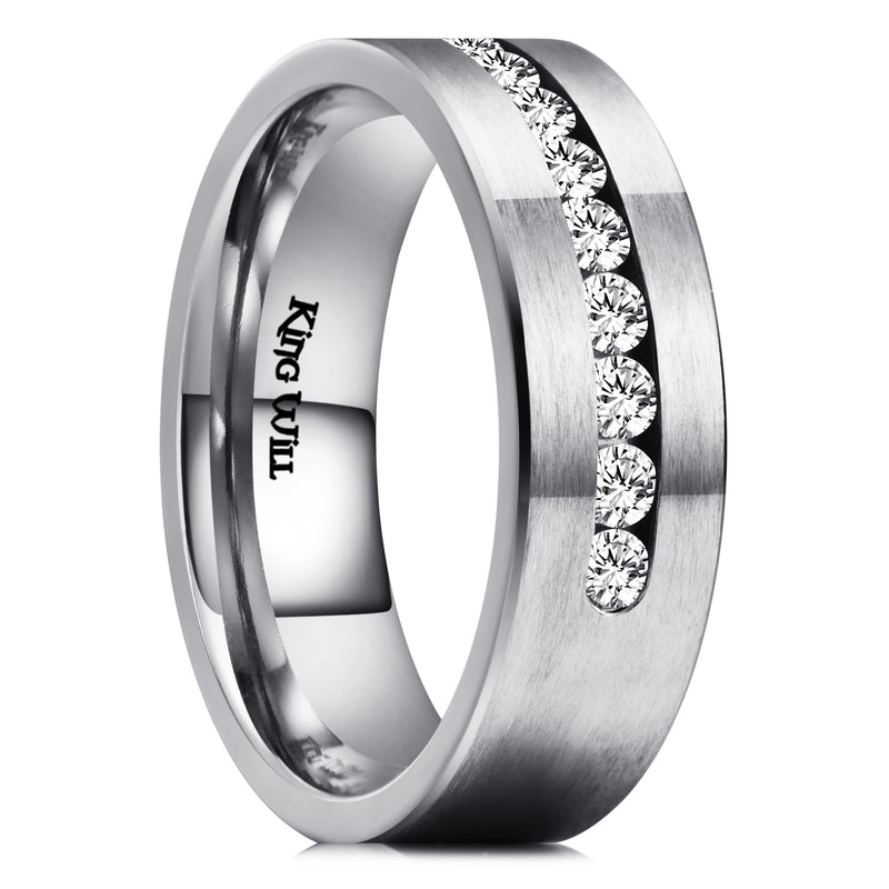 King Will GEM&trade; 6mm titanium ring