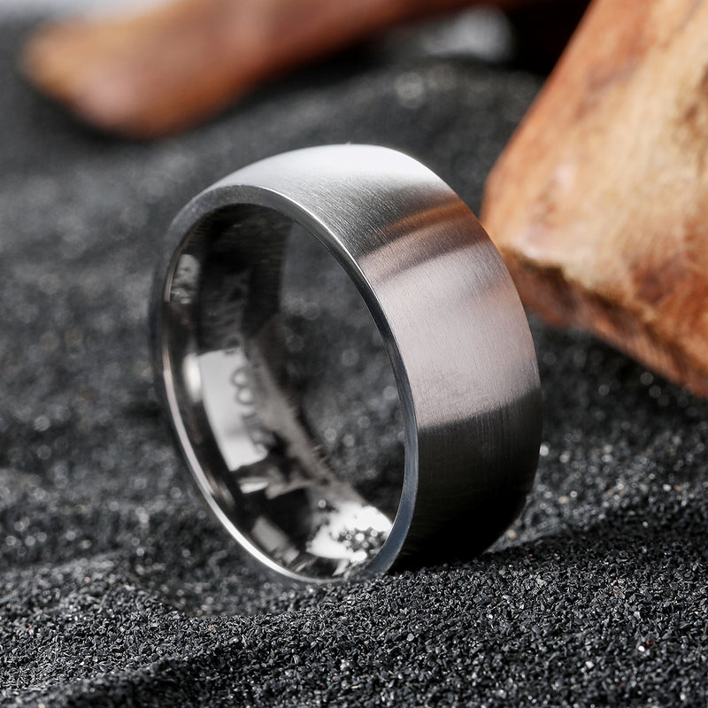 King Will CLASSIC&trade; 9mm titanium ring