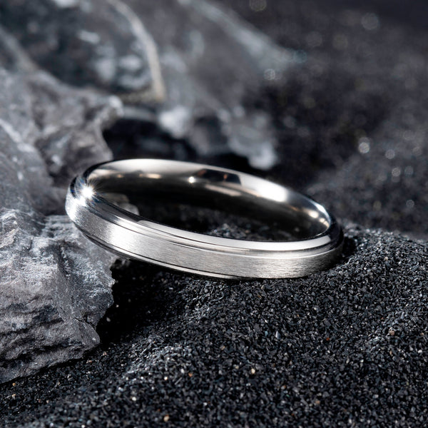 King Will CLASSIC&trade; 4mm titanium ring