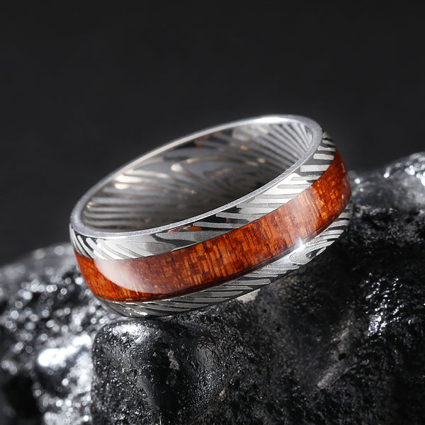 King Will NATURE&trade; 8mm titanium ring