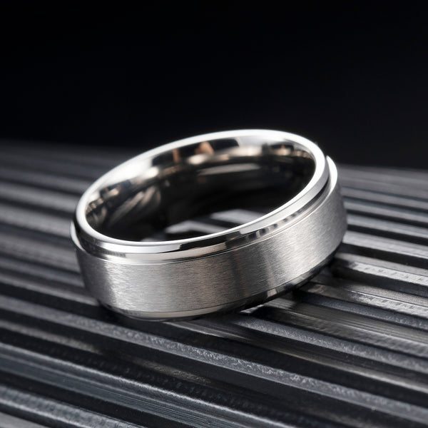 King Will CLASSIC&trade; 8mm titanium ring