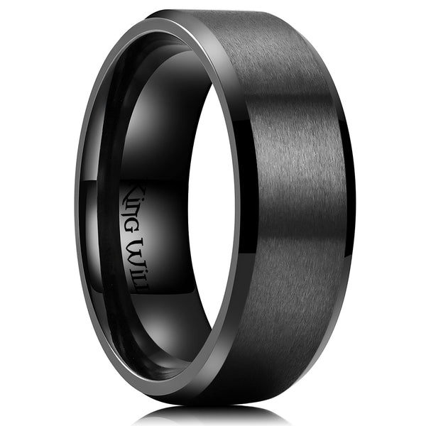 King Will BASIC&trade; 8mm titanium ring