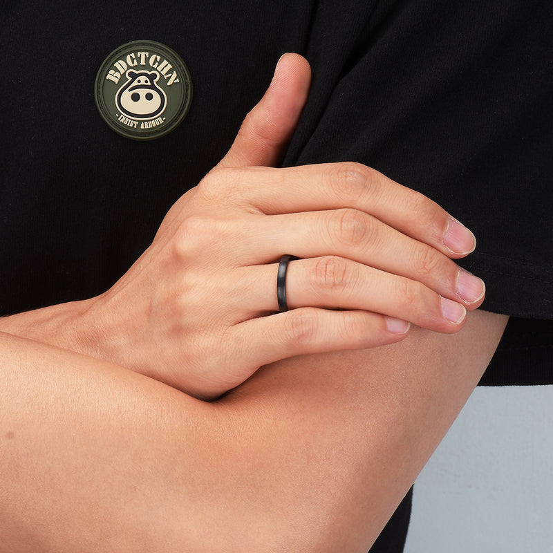 King Will Basic&trade; 3mm titanium ring