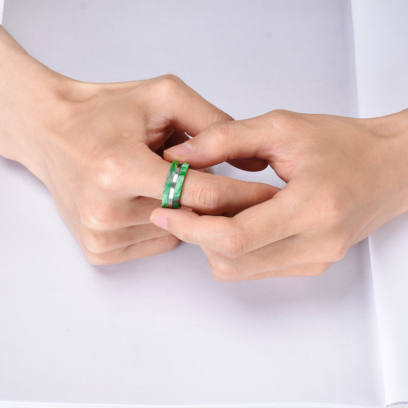 King Will DUO&trade; 8mm titanium ring