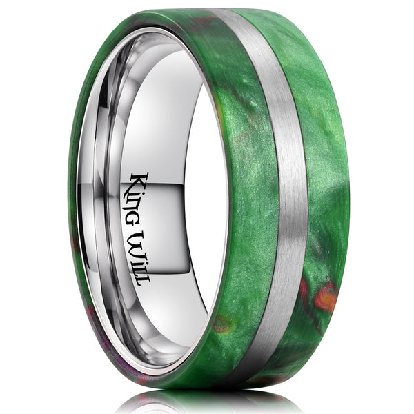 King Will DUO&trade; 8mm titanium ring