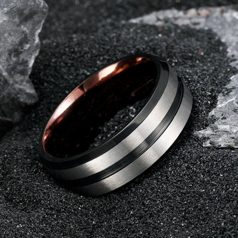 King Will LOOP&trade; 8mm titanium ring