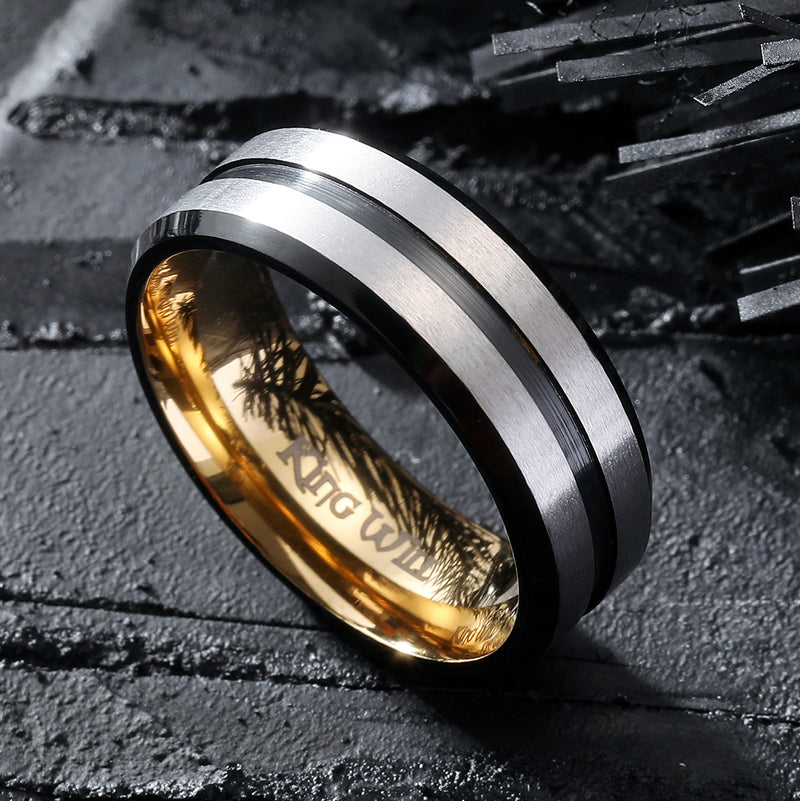 King Will LOOP&trade; 8mm titanium ring