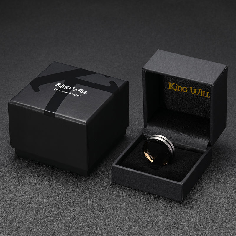 King Will LOOP&trade; 8mm titanium ring