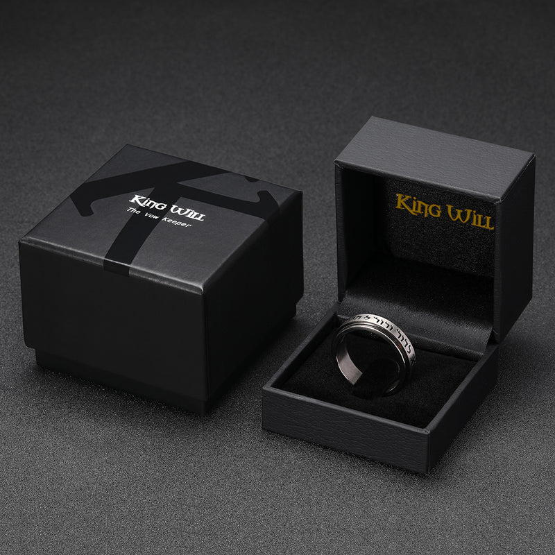 King Will INTERTWINE&trade; 6mm titanium ring