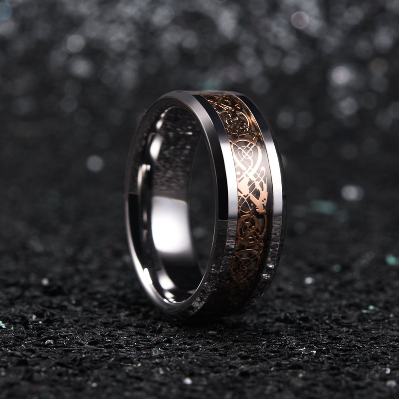King Will DRAGON&trade; 8mm tungsten ring
