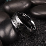 King Will DRAGON&trade; 8mm tungsten ring