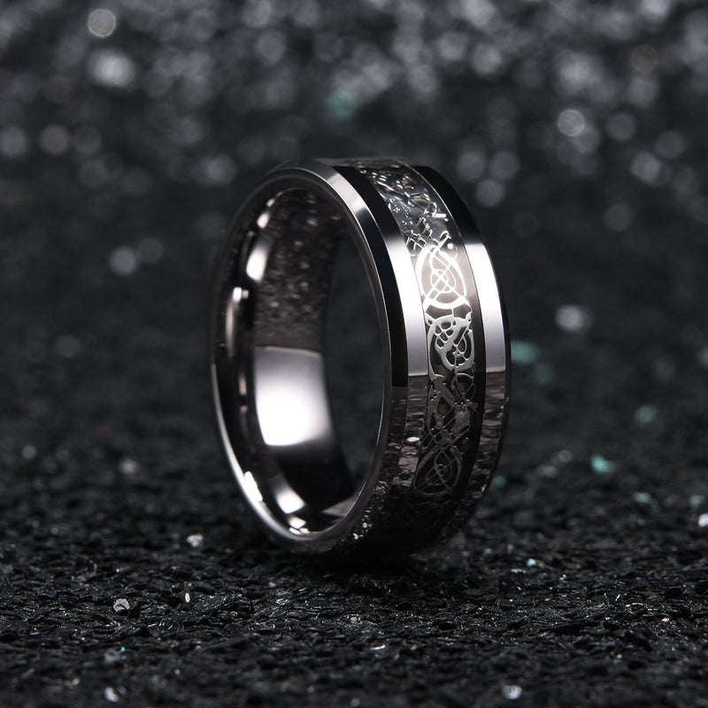 King Will DRAGON&trade; 8mm tungsten ring
