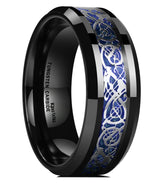 King Will DRAGON&trade; 8mm tungsten ring