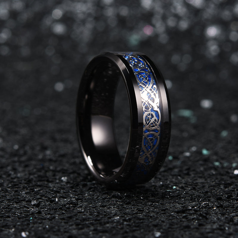King Will DRAGON&trade; 8mm tungsten ring