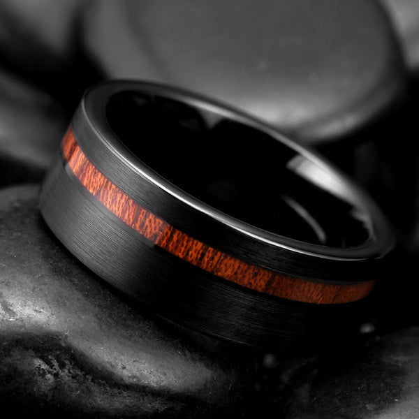 King Will NATURE&trade; 8mm tungsten ring