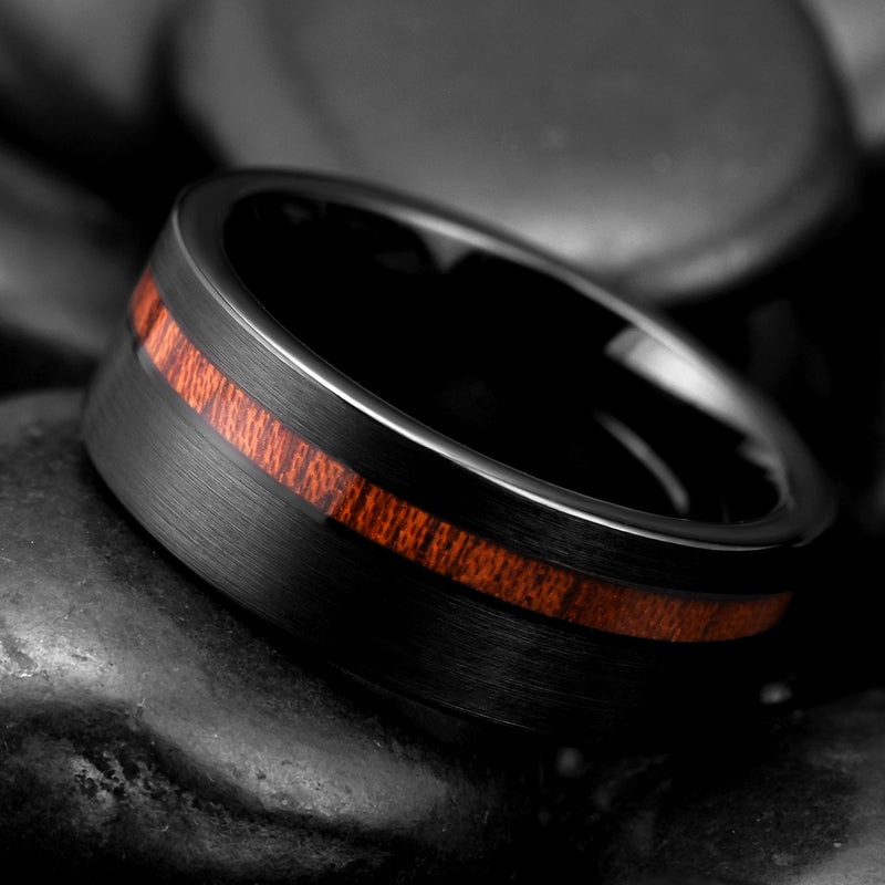 King Will NATURE&trade; 8mm tungsten ring