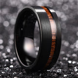 King Will NATURE&trade; 8mm tungsten ring