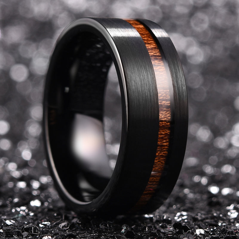 King Will NATURE&trade; 8mm tungsten ring