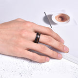 King Will NATURE&trade; 8mm tungsten ring