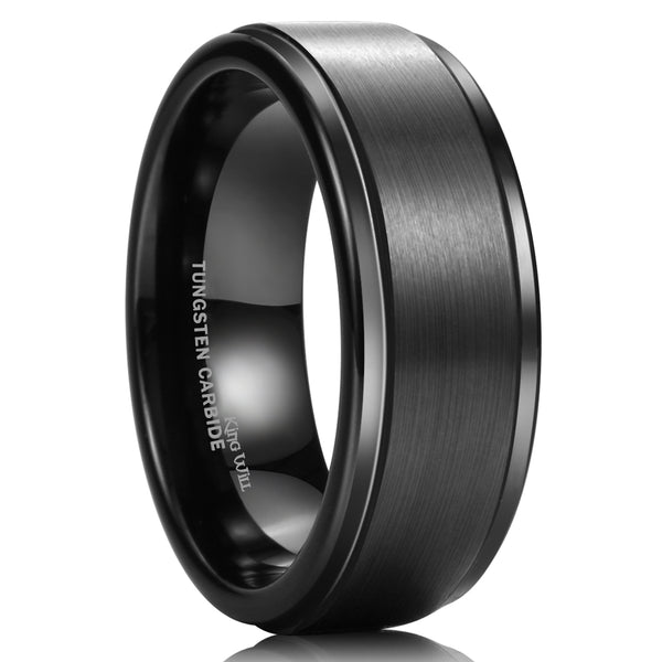 King Will BASIC&trade; 8mm tungsten ring