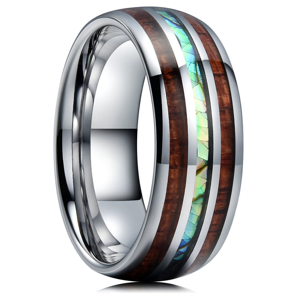 King Will NATURE&trade; 8mm tungsten ring