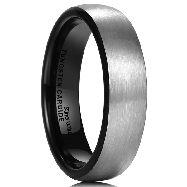 King Will DUO&trade; 6mm tungsten ring