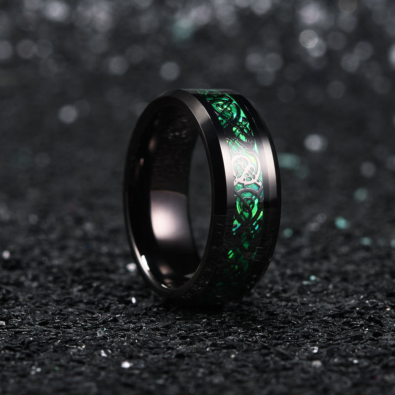 King Will DRAGON&trade; 8mm tungsten ring